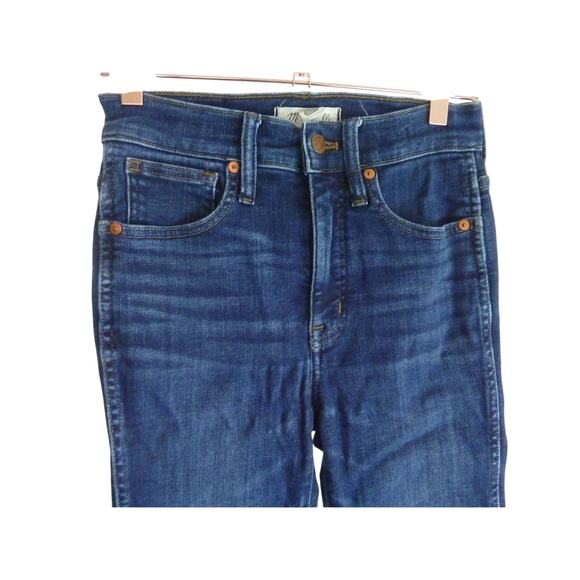 Madewell 10 inch High Rise Skinny Jeans Blue Size 25 - Picture 2 of 7
